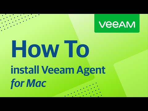 How to install Veeam Agent for Mac